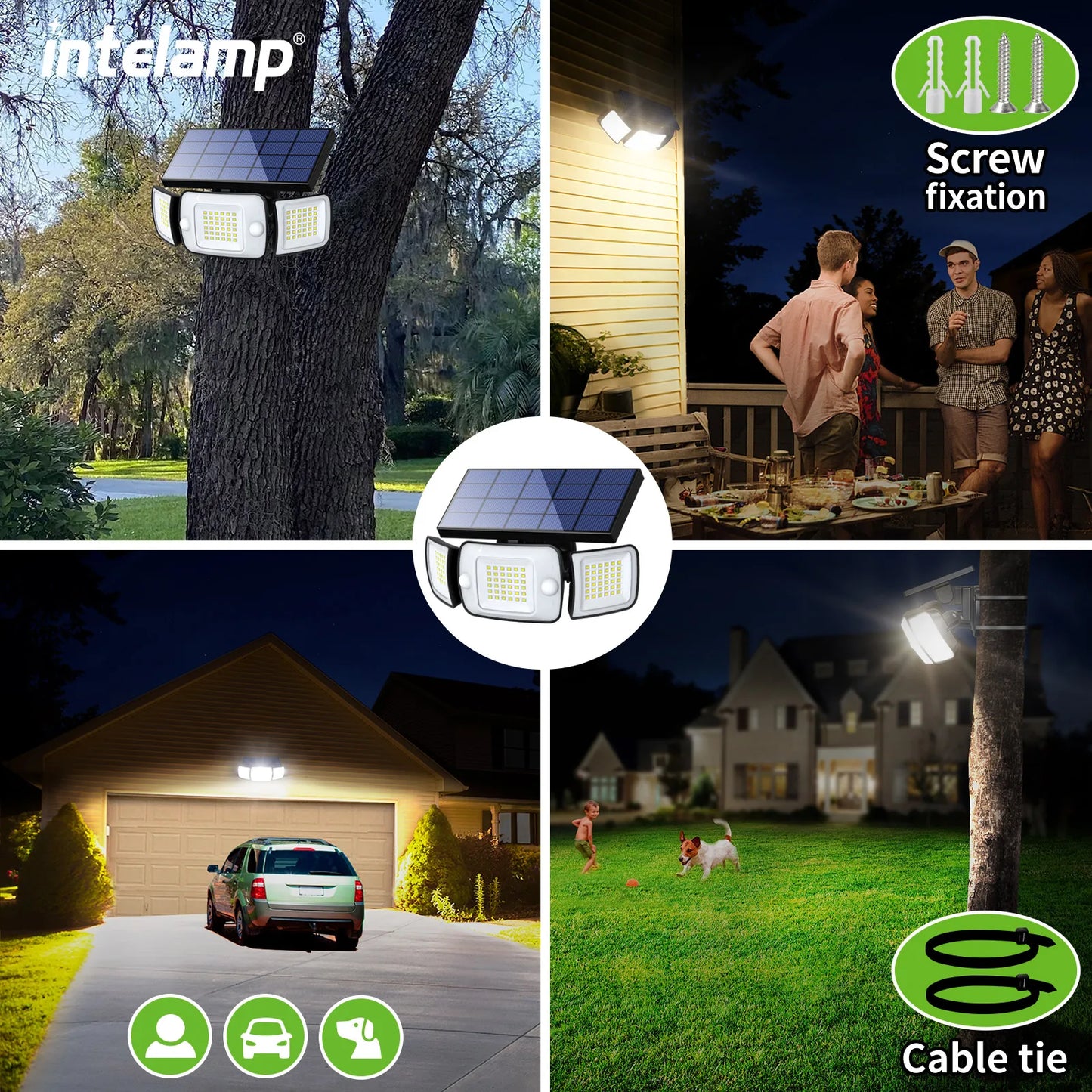 Intelamp Solar Smart and Sustainable Outdoor Lighting