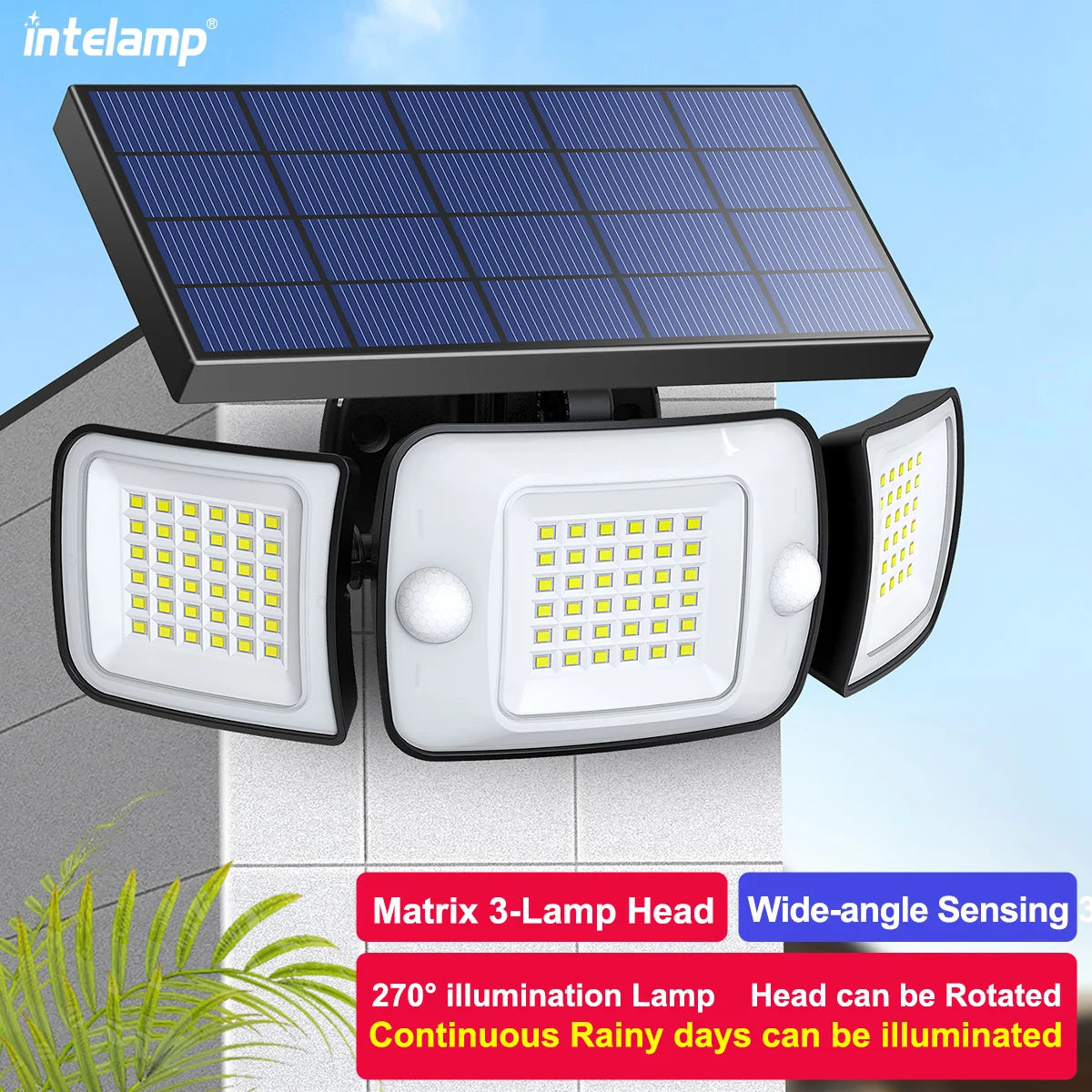 Intelamp Solar Smart and Sustainable Outdoor Lighting